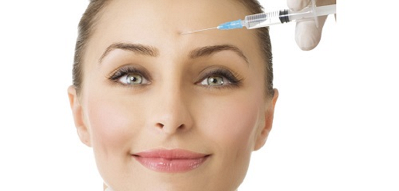 تزریق بوتاکس به پیشانی